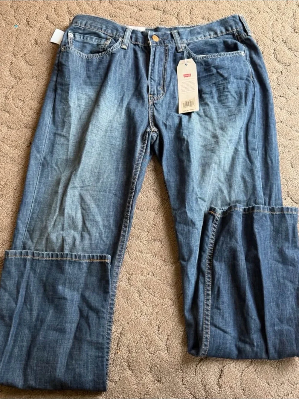 Levi's men’s Blue Straight-Leg Jeans